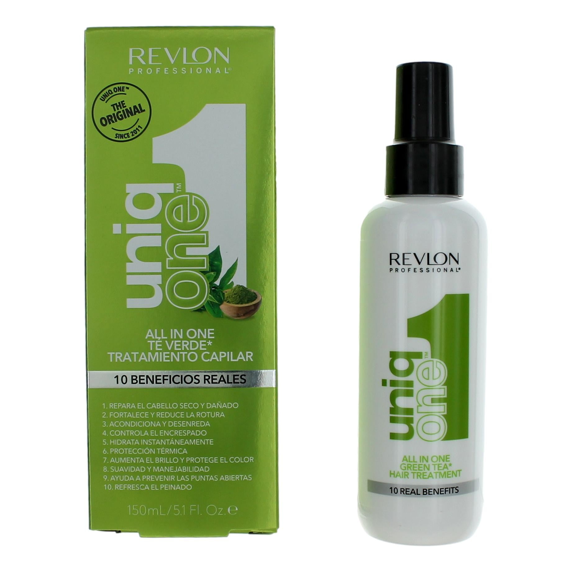 Revlon Green Tea Scented All-in-One Hair Treatment Spray, 150ml