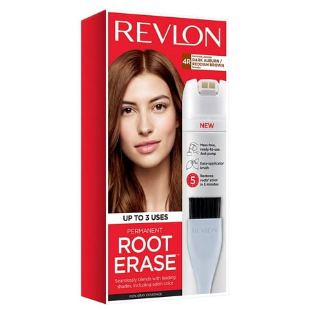 Revlon Root Erase Hair Color, Dark Auburn/Reddish Brown