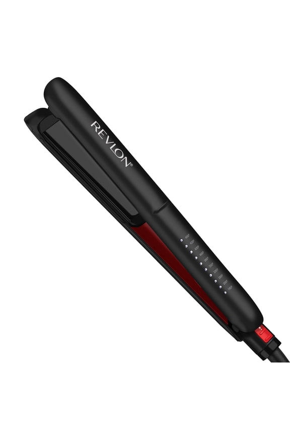Smoothstay 1" Coconut Oil-Infused Ceramic Flat Iron, Black