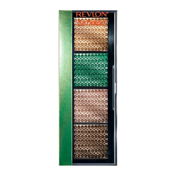 Revlon So Fierce! Prismatic, Long Lasting Matte and Pearl Cream Eyeshadow Palette, 962 Fully Loaded, 0.21 oz.
