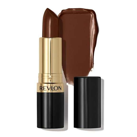 Revlon Super Lustrous Creme Lipstick, Creamy Formula, 665 Choco-liscous, 0.15 oz