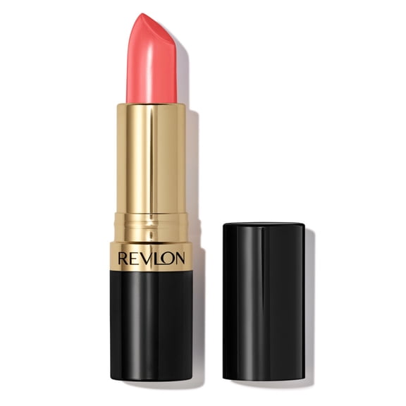 Revlon Super Lustrous Creme Lipstick, Creamy Formula, 807 Fire Peach, 0.15 oz