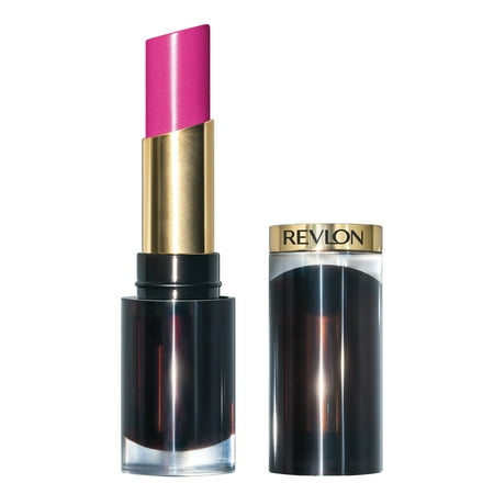 Revlon Super Lustrous Glass Shine Lipstick, Fuchsia Gleam, 0.11 oz