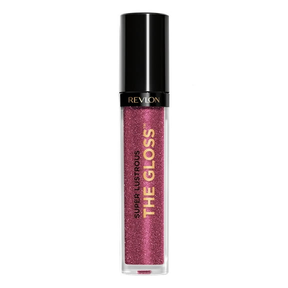 Revlon Super Lustrous Lip Gloss, High Impact Lipcolor with Moisturizing Creamy Formula, Infused with Agave, Moringa Oil, & Cupuacu Butter, 308 Plum Appeal, 0.13 oz