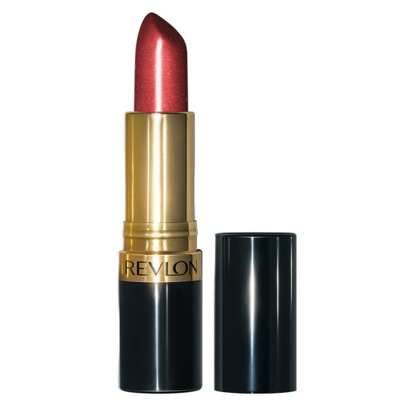 Revlon Super Lustrous Lipstick with Vitamin E and Avocado Oil, Ruby Attitude, 0.15 oz