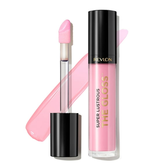 Revlon Super Lustrous Moisturizing High Shine Lip Gloss, 207 Pink Sky, 0.13 oz