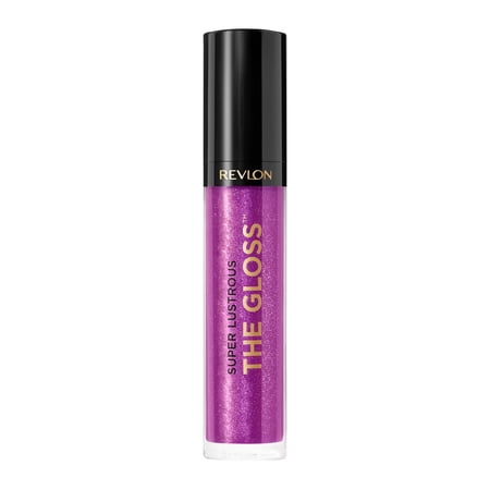 Revlon Super Lustrous Moisturizing High Shine Lip Gloss, 230 Sugar Violet, 0.13 oz