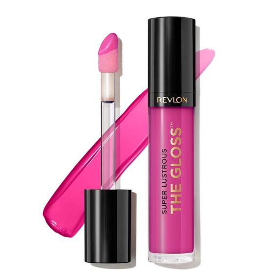 Revlon Super Lustrous Moisturizing High Shine Lip Gloss, 232 Pink Obsessed, 0.13 oz