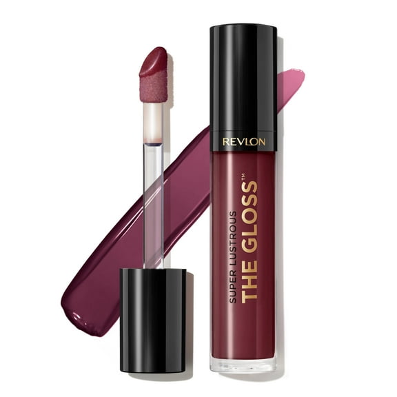 Revlon Super Lustrous Moisturizing High Shine Lip Gloss, 265 Black Cherry, 0.13 oz