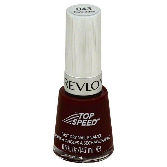 Revlon Top Speed Fast Dry Nail Enamel, 043 Forbidden, 0.5 fl oz