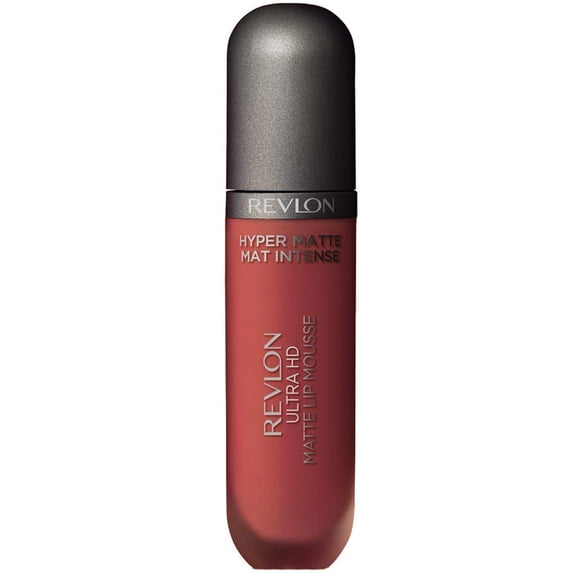 Revlon Ultra HD Lip Mousse Hyper Matte, Liquid Cream-like Lipstick, 0.16 oz, 825 Spice