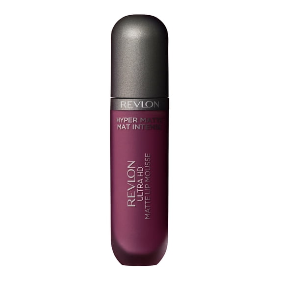 Revlon Ultra HD Lip Mousse Hyper Matte, Liquid Cream-like Lipstick , 845 Rocky Plum, 0.16 oz, Rocky Plum (845), 0.2 fl oz