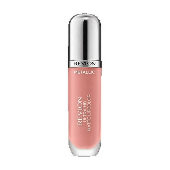 Revlon Ultra HD Metallic Matte Liquid Lipcolor, Liquid Lipstick, 100% Wax-Free, Gleam