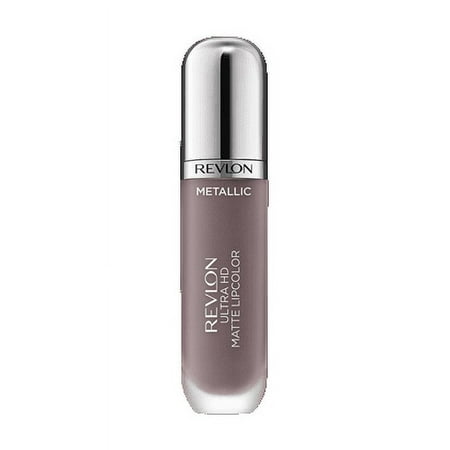 Revlon Ultra HD Metallic Matte Liquid Lipcolor, Liquid Lipstick, 100% Wax-Free, Luster