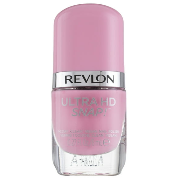 Revlon Ultra HD Snap Nail Colors, Natural Rich Glossy Nail Polish, 100% Vegan Formula, No Base & Top Coat Needed, 008 Damsel in a Dress 0.27 fl. Oz. (Pack of 3)