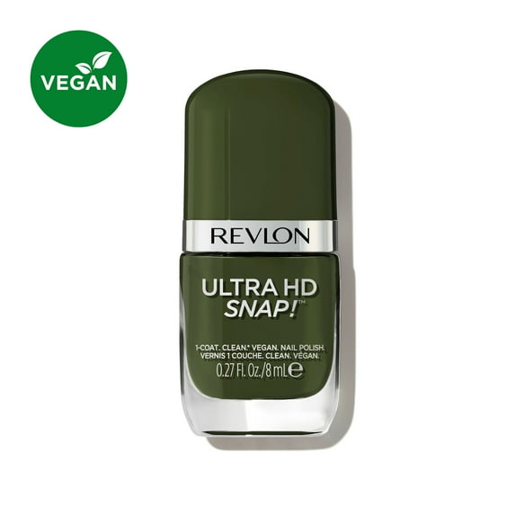 Revlon Ultra HD Snap Vegan Glossy Nail Polish, 022 Commander in Chief, 0.27 fl oz