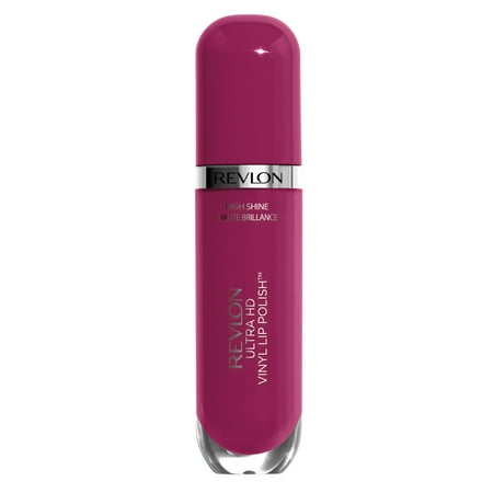 Revlon Ultra HD Vinyl Lip Polish, Liquid Lipstick with Aloe Leaf Extract and Vitamin E , 935 Berry Blissed, 0.16 oz