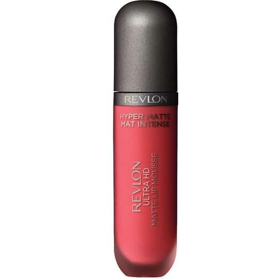 Revlon Ultra Hd Lip Mousse Hyper Matte, Longwearing Creamy Liquid Lipstick In Pink, Sunset (810), 0.2 Oz