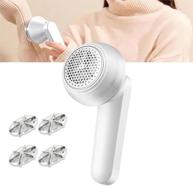 Rechargeable Lint Remover & Fabric Shaver - Electric Fuzz Remover For Clothes, Sweaters, Blankets