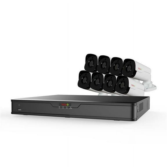 Revo America RU162B8G-3T Ultra HD 16 Channel 3TB NVR Surveillance System with 8 x 4 Megapixel Cameras