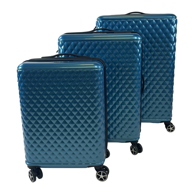 3-Piece Vittorio Torino Luggage Set (Blue)