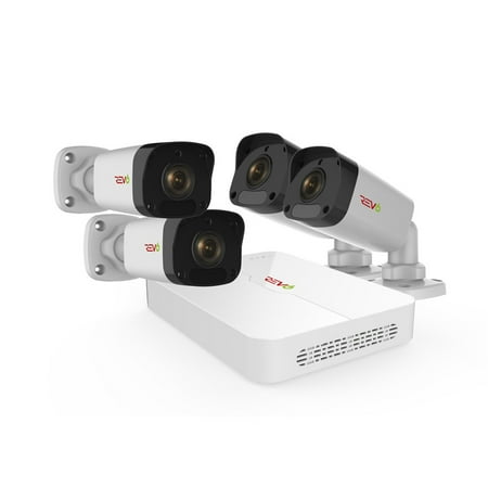 Revo Ultra HD 8 Ch. 1TB NVR Home Surveillance System & 4 2MP Bullet Cameras
