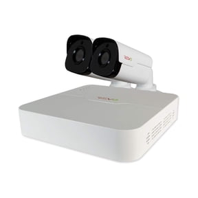 Revo Ultra HD NVR Surveillance System with Cameras-Size:4 Channel - 1TB,Style:2 - 4 Megapixel Weather Proof Cameras
