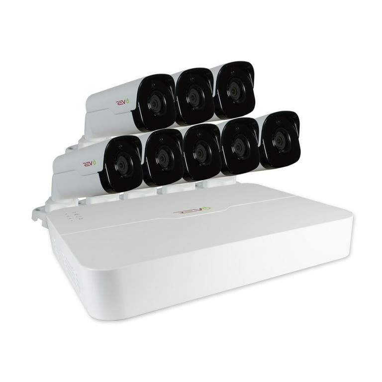 Revo Ultra HD NVR Surveillance System with Cameras-Size:8 Channel