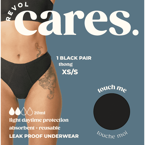 Thong Black XS/S