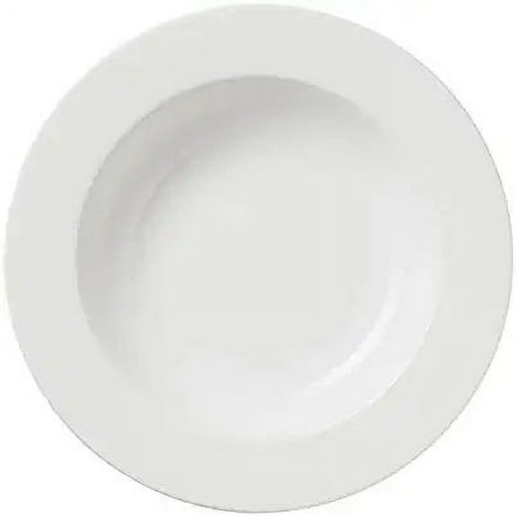 Revol White Porcelain Soup Plates 4 -Set, 10.5 oz