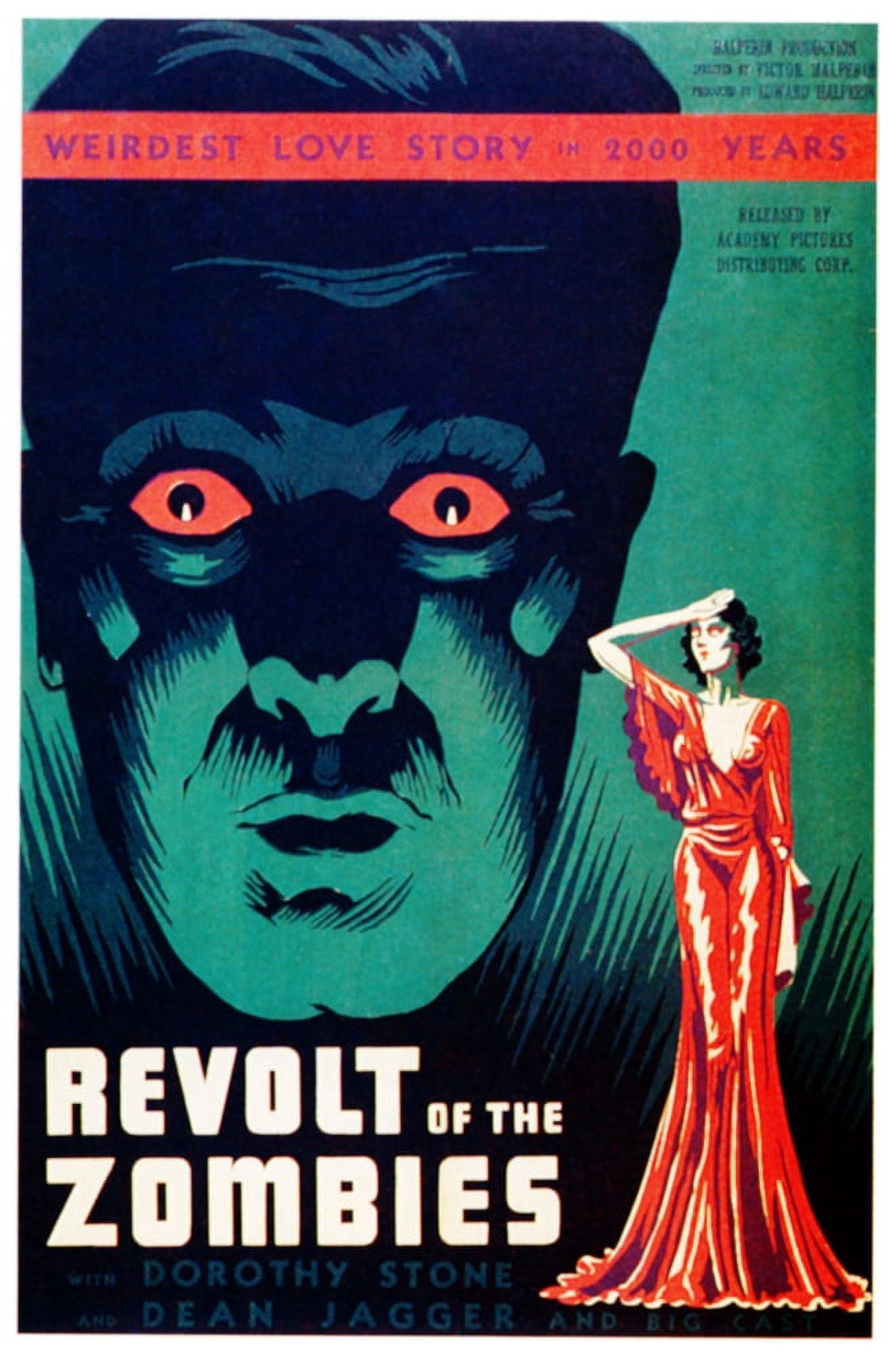 Revolt Of The Zombies Canvas Art - (11 x 17)