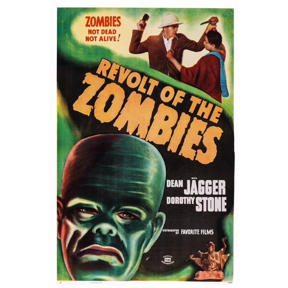 Revolt Of The Zombies Us Poster Art Top Left: Dean Jagger 1936 Movie Poster Masterprint (24 x 36)