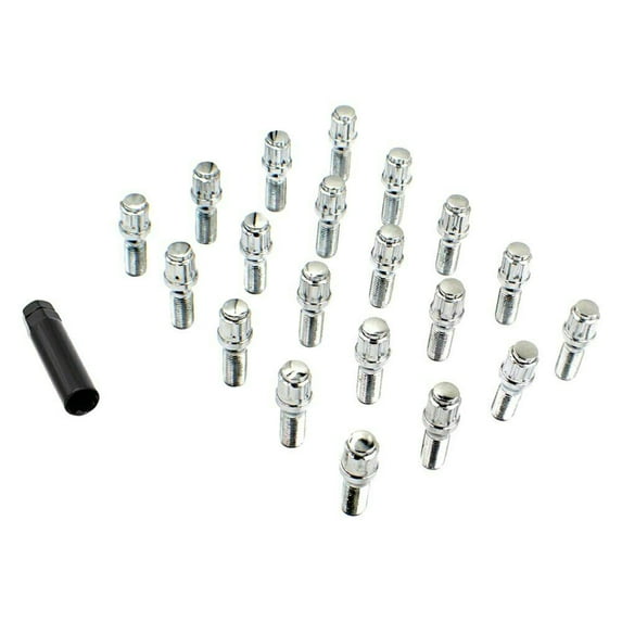 Revolution 63K55833 M15-1.52 x 33 in. Black & Chrome 5 Lug Wheel Installation Kit