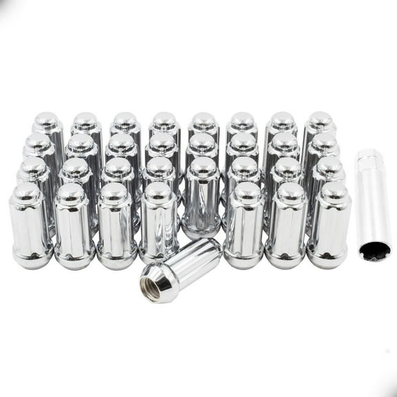 Revolution 63K848 M14 x 1.5 Black 8 Lug Cone Seat Spline Wheel Installation Kit