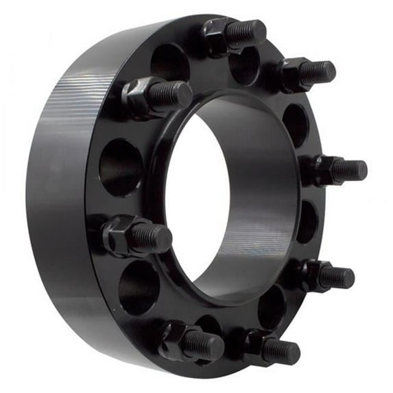 Revolution 81808180HE 8 x 180 to 8 x 180 mm Anodized 6061-Billet Aluminum Wheel Adapter, Black