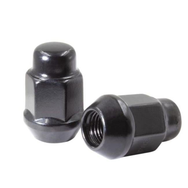 Coyote - Archived 871140BLK Lug nut Bulge Acorn 3/4 Hex 7/16 2 Pc Black