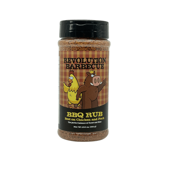 Revolution Barbecue All Purpose BBQ Rub 100% Natural Gluten Free GMO Free