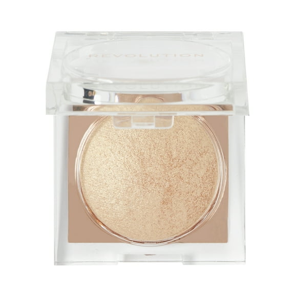 Revolution Beam Bright Highlighter Makeup, Illuminating Finish, Bronze Baddie, 0.08 oz
