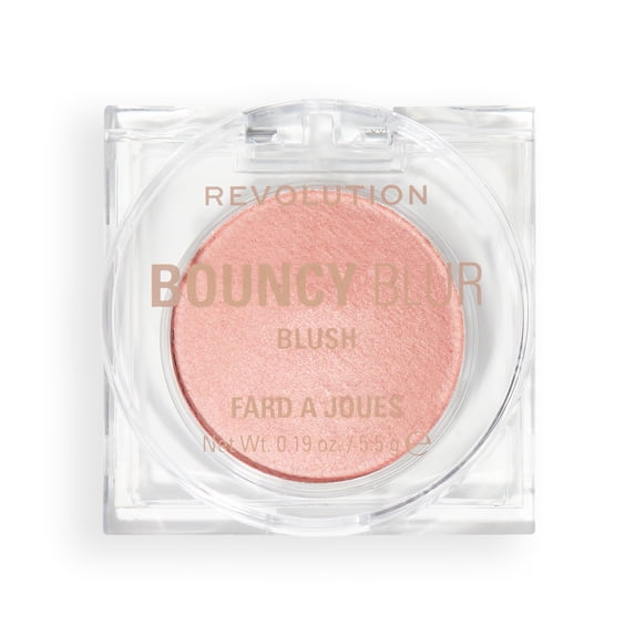 Revolution Beauty Bouncy Blur Blush, Blurring Finish, Buildable, Light As A Cloud, 1 Count, 0.19oz
