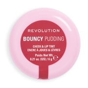Revolution Bouncy Pudding Lip & Cheek Pink Mood