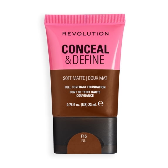 Revolution Conceal and Define Soft Matte Tube Foundation F15NC
