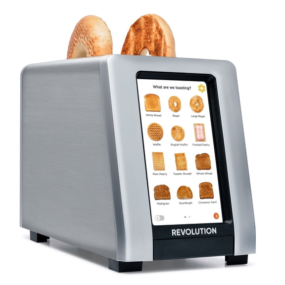 Revolution Connect Plus Smart Toaster - Premium Wi-Fi Touchscreen Toaster with Digital Photo Frame