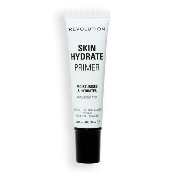 Revolution Hydrate Primer, Hydrating Water-Based Face Primer, Clear, 0.98 fl oz