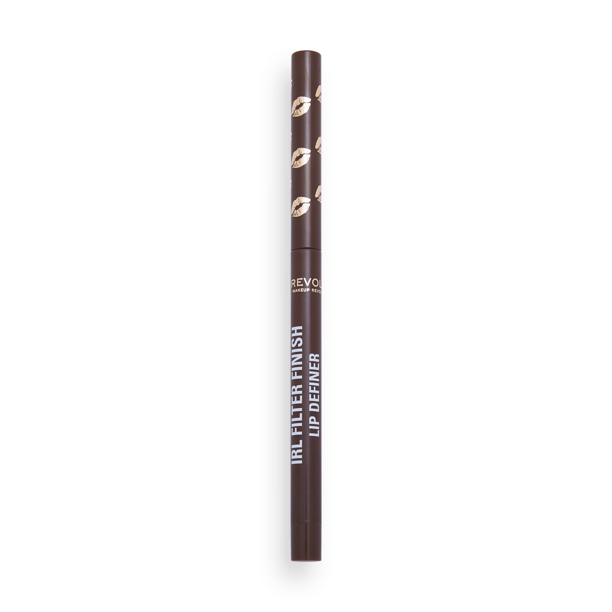 Revolution IRL Filter Finish Lip Liner Definer, Waterproof, Cream Finish, Americano Brown