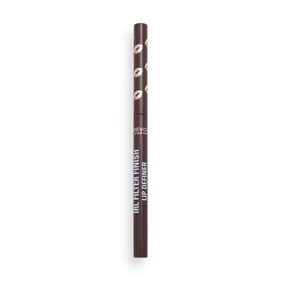 Revolution IRL Filter Finish Lip Liner Definer, Waterproof, Cream Finish, Americano Brown