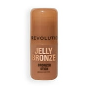 Revolution Jelly Bronzer Stick, Natural Finish, Buildable Formula, Light Sunkissed, 0.28 oz