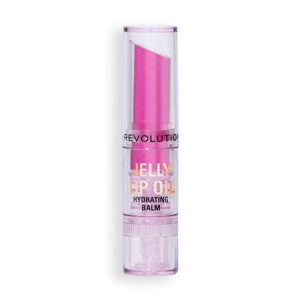 Revolution Jelly Lip Oil Stick, Hydrating with Hyaluronic Acid, Lilac Crush