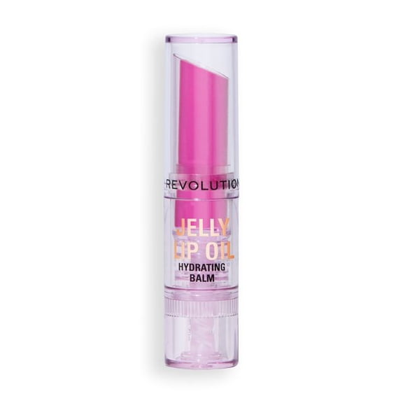 Revolution Jelly Lip Oil Stick, Hydrating with Hyaluronic Acid, Lilac Crush