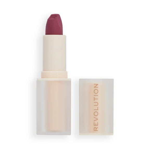 Revolution Lip Allure Highly Pigmented Satin Lipstick with Vitamin E, Berry Boss