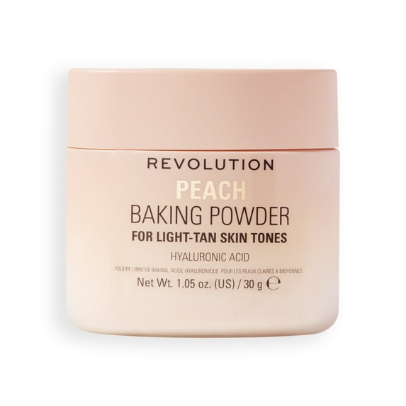 Revolution Loose Setting Powder for All Skin, Matte Finish, Long-Lasting, Peach, 1.12 oz